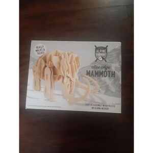 Ice age Mammoth easy to assemble wood puzzle